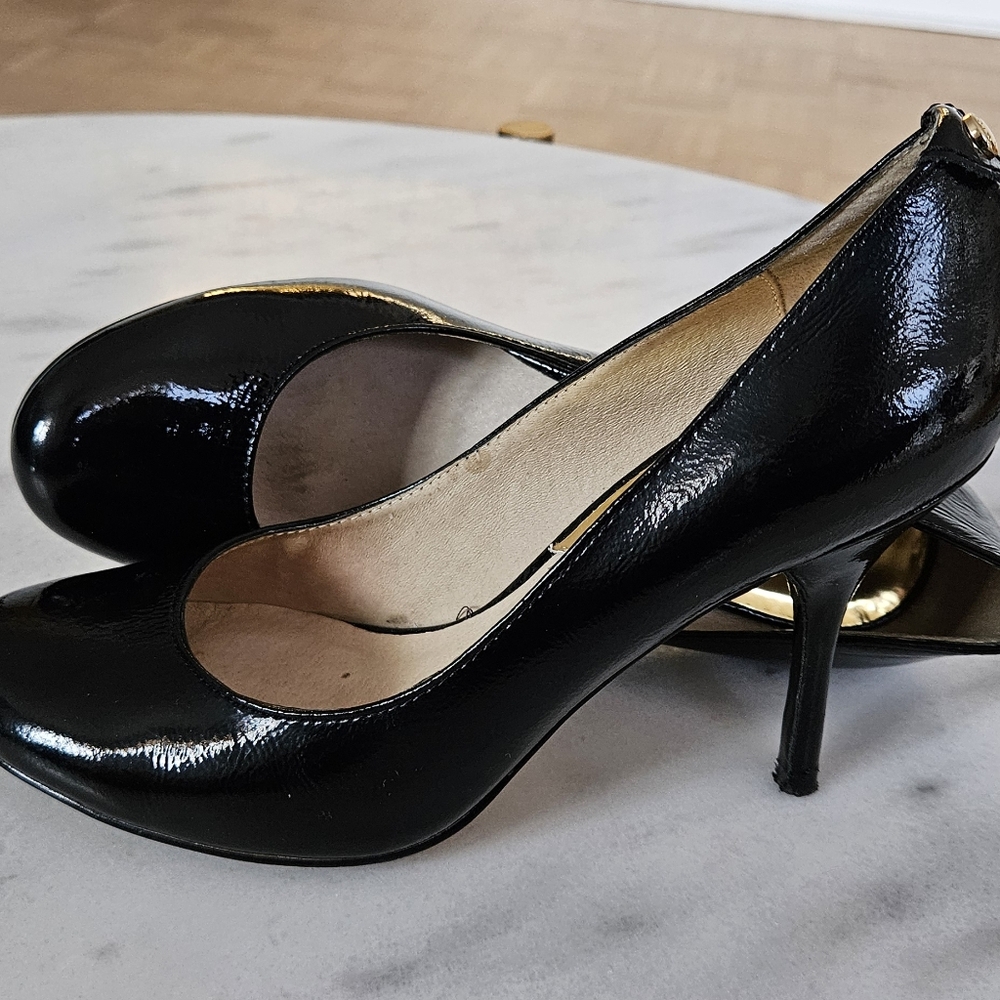 Black Patent Leather Heels